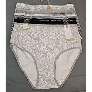 Adrienne Vittadini  Panties Women's Large 5 Pack Briefs Cotton Spandex Tag Free